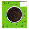 Image 2 : 1852 BANK OF UPPER CANADA ONE HALF PENNY TOKEN ST. GEORGE AND THE DRAGON