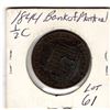 Image 1 : 1844 BANK OF MONTREAL HALF CENT