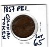 Image 2 : 1857 PEI SELF GOVERNMENT AND FREE TRADE TOKEN