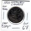 Image 1 : 1820 NORTHWEST COMPANY CAST COPY (NOT BRASS)