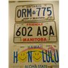 Image 1 : ONTARIO, MANITOBA, HAWAII NOVELTY LICENCE PLATE