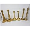 Image 1 : 3 brass candle holders