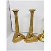 Image 2 : 3 brass candle holders