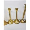 Image 3 : 3 brass candle holders