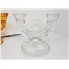 Image 4 : depression glass candle holders (3)