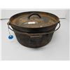 Image 3 : cast iron pot with lid