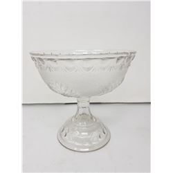 pressed glass comport "Nugget" 1875-1925