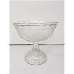 pressed glass comport "Nugget" 1875-1925