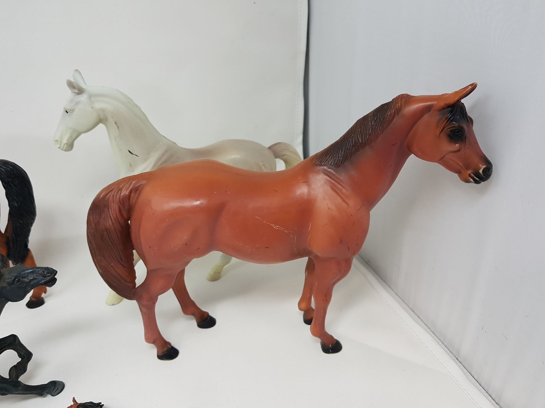 lot of toy horses