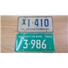 Image 2 : SASKATCHEWAN LICENSE PLATES