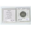 Image 1 : 1964 Extra Water Lines 5 cents EF-40.