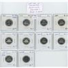 Image 1 : Lot of 10 Collector Proof Like, Specimen and Proof 5 cents: 1964 PL-64 Cameo; 1978 Specimen-65; 1986