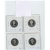 Image 2 : Lot of 4 Proof 25 cents: 1981, 1982, 1993, 1995. All Proof-67 with Ultra Heavy Cameos.