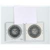 Image 2 : Lot of 2 different Proof Like 1964 silver dollars: 1964 PL-65; 1964 Missing Dot PL-65.