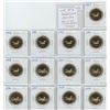 Image 1 : Lot of 13 Proof loonies: 1987, 1988, 1989, 1990, 1991, 1992, 1993, 1994, 1995, 1996, 1997, 1998, 199