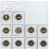 Image 1 : Lot of 10 Collector Proof and Specimen loonies: 2000 PF-67; 2001 PF-67; 2002 Centre Ice Loon PF-67; 