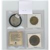 Image 2 : Lot of 4 John F. Kennedy medals and coins: 35th President medal with George Washington on other side