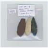 Image 1 : Lot of 3 Neolithic arrow heads. 10,000 BC-3,500 BC.