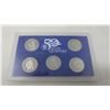 Image 2 : Proof set of  5 U.S. State quarters from the San Francisco Mint: 1999S Delaware, Pennsylvania, New J
