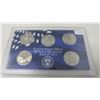 Image 1 : Proof set of 5 U.S. State quarters from the San Francisco Mint: 2003S Illinois, Alabama Maine, Misso