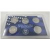 Image 1 : Proof set of 5 U.S. State quarters from the San Francisco Mint: 2005S California, Minnesota, Oregon,