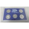 Image 2 : Proof set of 5 U.S. State quarters from the San Francisco Mint: 2007S Montana, Washington, Idaho, Wy
