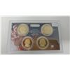 Image 1 : Set of 4 Proof U.S. Presidential dollars: George Washington, John Adams, Thomas Jefferson, James Mad