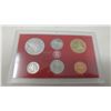 Image 2 : 2005S Silver Proof set of 6 U.S. San Francisco Mint coins from 1 cent to Sacagawea dollar.
