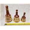 Image 1 : SET OF 3 BELL'S WHISKEY BOTTLES