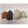 Image 4 : FOUR WHISKEY FLASKS