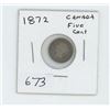 Image 1 : 1872 CANADIAN 5 CENT