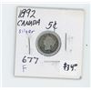 Image 1 : 1892 CANADIAN 5 CENT