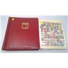 Image 2 : RED BINDER(EMPTY) AND A BUNCH OF MISC STAMPS