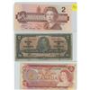Image 1 : LOT OF 3 TWO DOLLAR BILLS (1937-1974-1986)