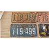 Image 3 : LOT OF LICENSE PLATES - MANITOBA AND SASKATCHEWAN