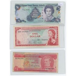 Lot of 3 foreign notes