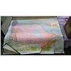 Image 8 : LOT OF SCHOOL MAPS - 44" X 40" (HAS SOME RIPS)