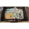 Image 2 : SUITCASE FULL OF POSTCARDS, ETC. (SUITCASE 20" X 15" X 7")