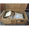 Image 2 : WICKER BASKET FULL OF TRACTOR MANUALS - CASE, IH, JOHN DEERS, ETC.