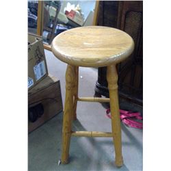 WOODEN STOOL - 12" X 23"