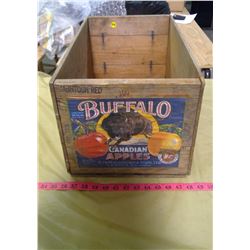 BUFFALO CANADIAN APPLES CRATE