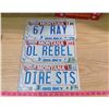 Image 1 : THREE MONTANA LICENSE PLATES