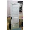 Image 1 : WOODEN DOOR WITH VINTAGE HARDWARE - 24" X 72"