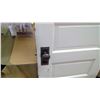 Image 2 : WOODEN DOOR WITH VINTAGE HARDWARE - 24" X 72"