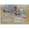 Image 1 : LOT OF ITEMS - GLASS DISHES, ETC.