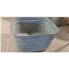 Image 3 : GALVANIZED STEEL TUB - 20.5"X 20.5"