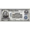 Image 1 : 1902 PB $5 Citizens NB of Washington, Pennsylvania CH# 3383 National Currency Note