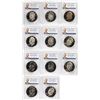 Image 2 : 1971-1978 $1 Proof Eisenhower Ike (11) Coin Set PCGS PR69DCAM