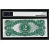 Image 2 : 1917 $2 Legal Tender Note Fr.60 PMG Choice Uncirculated 64