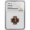 Image 1 : 1958 Proof Lincoln Wheat Cent Coin NGC PF66RD